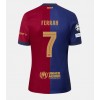 Barcelona Ferran Torres #7 Hemmatröja 2024-25 Korta ärmar